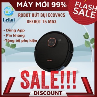 Robot Hút Bụi Lau Nhà Tự động Thông Minh Ecovacs Deebot T5 Hero Dx96 / T5 Plus Hàng Trưng Bày