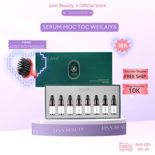 Serum huyết thanh ngăn rụng kích thích mọc tóc Weilaiya, hộp 8 lọ