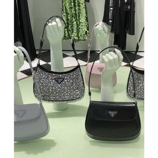 Túi Xách Kẹp Nách Prada Đá Size 22  -  By Willow.luxury