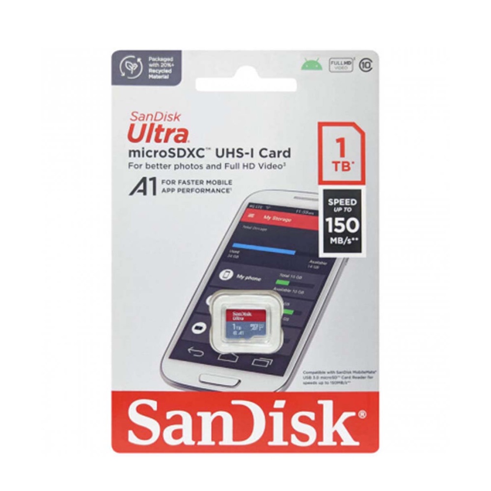 Thẻ nhớ MicroSDXC SanDisk Ultra A1 1TB 150MB/s SDSQUAC-1T00-GN6MN