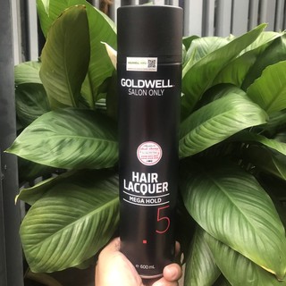 Xịt tạo kiểu siêu cứng Goldwell Hair Lacquer Super Firm Mega Hold ( 5 ) 600ml *NEW*