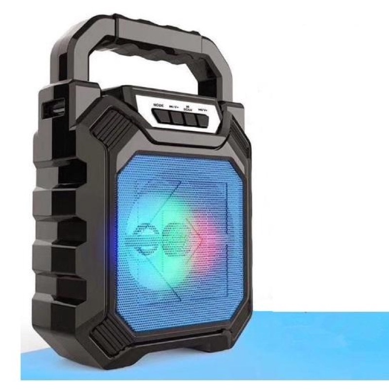 loa Bluetooth sách tay ARIGATO HI-668, nhỏ gọn âm thanh siêu hay đèn led nhấp nháy