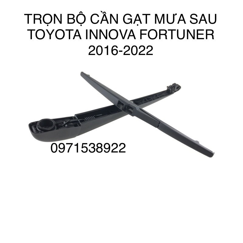 TRỌN BỘ CẦN GẠT MƯA SAU TOYOTA INNOVA FORTUNER 2016-2022 cao cấp giá rẻ 85241-0K040