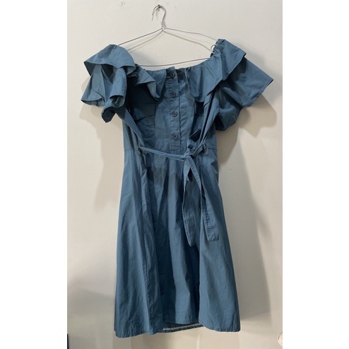 Thanh lý Váy xanh cổ thuyền size L