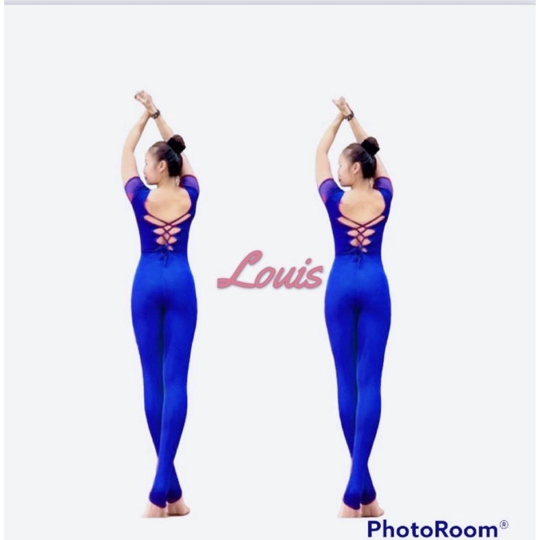 Jumpsuit - bộ tập liền yoga có tay phối ren mềm mại/ lưng đan dây co giãn 4c thấm mồ hôi