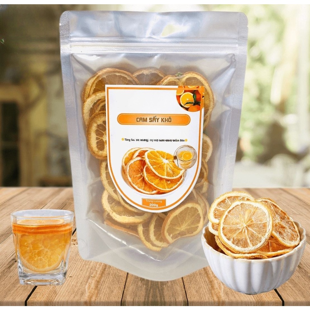 Cam sấy khô tốt cho sức khỏe, cung cấp vitamin thương hiệu SATOSO gói 1kg