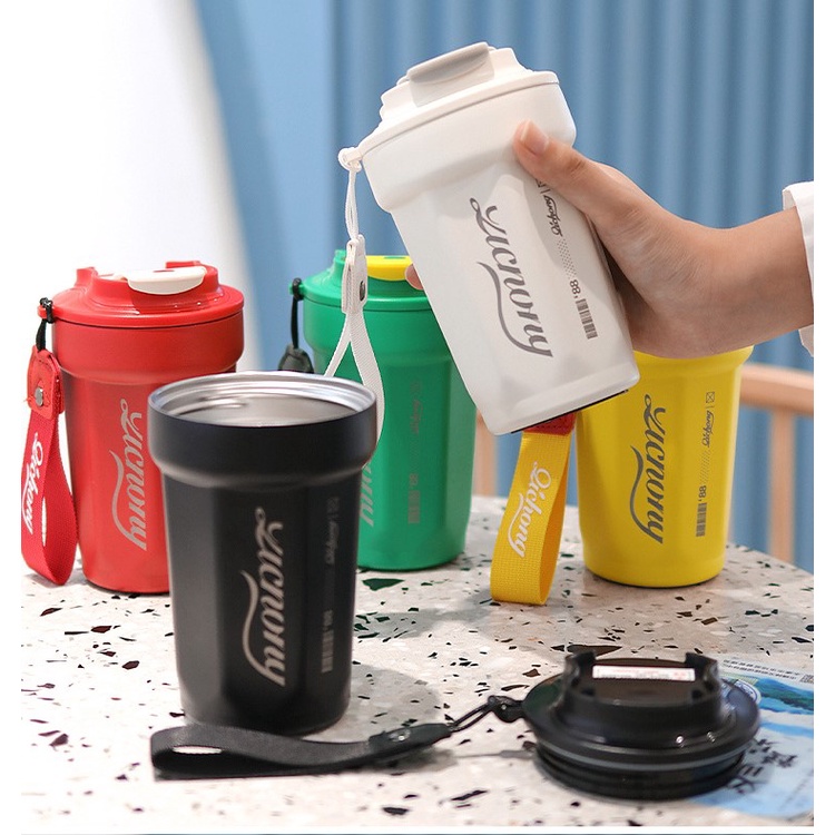 Bình Nước Giữ Nhiệt Coffee 500ml Cao Cấp,Bình Giữ Nhiệt Cà Phê Inox 316 Giữ Nhiệt Trên 12 Giờ