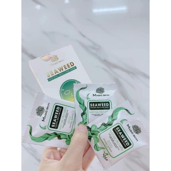 MẶT NẠ TẢO BIỂN MAGIC SKIN ( hộp 3 gói )