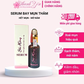 [𝐅𝐑𝐄𝐄𝐒𝐇𝐈𝐏 + 🎁] Serum Sắc Hồng cao cấp ngừa mụn - mờ nám 30ml