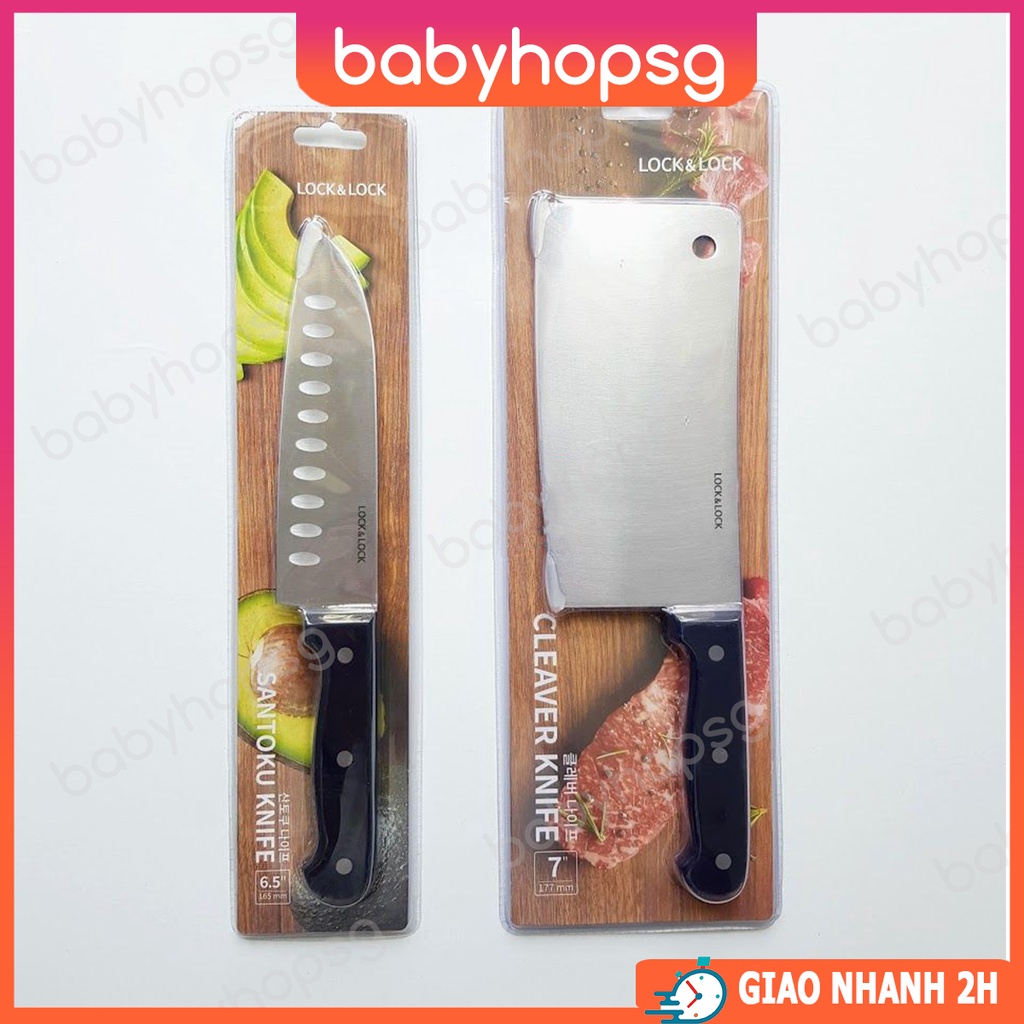 Dao làm bếp LocknLock Santoku 6.5inch CKK921 Chặt xương CKK920