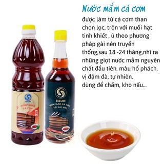 Nước mắm cốt ba làng loại đặc biệt 35N chuẩn vị mắm xưa