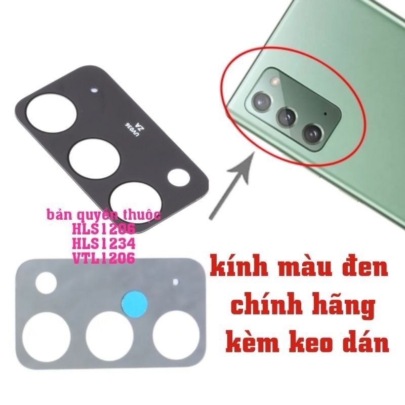 Kính camera samsung note 20 5G SM-981