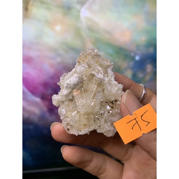 Đá stone tự nhiên Natural  Citrine phale NATURAL trong suốt Citrine  thanh tẩy chakra   Clear Quartz  75