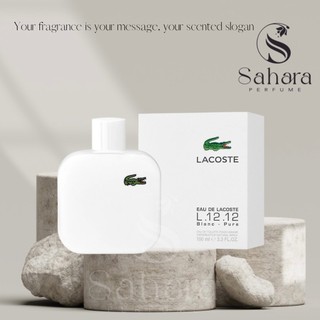 Lacoste eau de lacoste l.12.12 blanc edt 100ml | nước hoa nam lacoste | sahara perfume