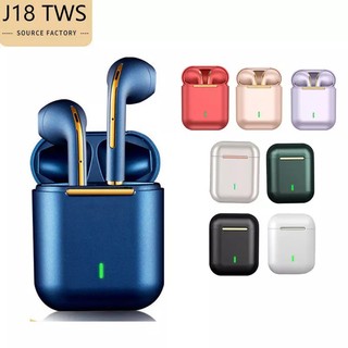 Tai nghe bluetooth j18 khử tiếng ồn - tai nghe không dây điều khiển cảm ứng pin 300mah