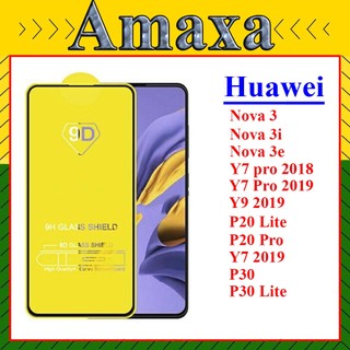 (2 Kính) Cường lực Huawei Y7 Pro 2018/Y7 Pro 2019/Y9 2019/Nova 3i/3e/3/P20 Lite/ P20 Pro/ P30/ P30 Lite 9D Full màn Hình