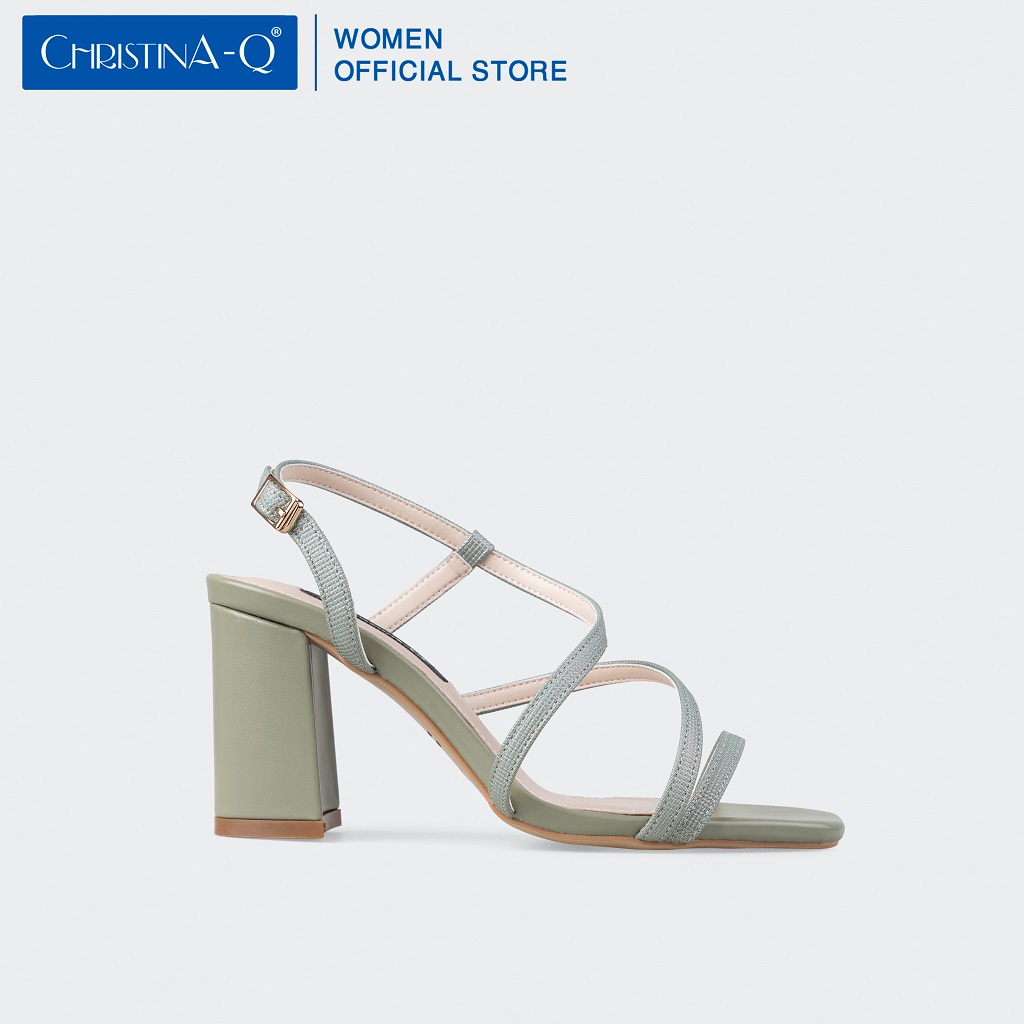 Giày Sandals Nữ Gót Trụ ChristinA-Q XDN292