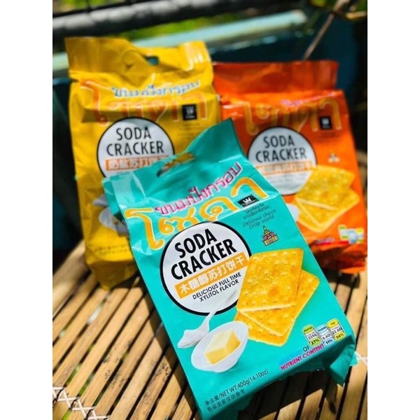 [Bịch 400gr] 𝐁𝐚́𝐧𝐡 𝐒𝐎𝐃𝐀 𝐂𝐑𝐀𝐂𝐊𝐄𝐑 𝐓𝐡𝐚́𝐢 𝐋𝐚𝐧