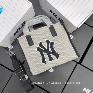 [ Hàng chuẩn 1:1 ] Túi MLB Basic Big Logo Canvas Small Tote Bag 3AORS062N-43BRD