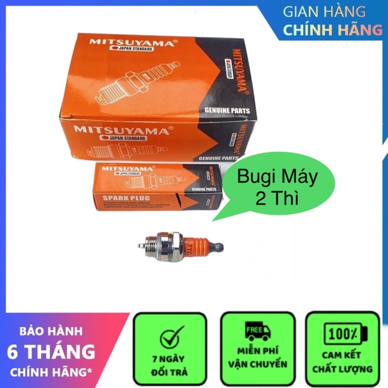 Bugi Máy Cắt Cỏ 2 Thì - 4 Thì Hàng MITSUYAMA Nhật Bản [ Hàng Chính Hãng ]