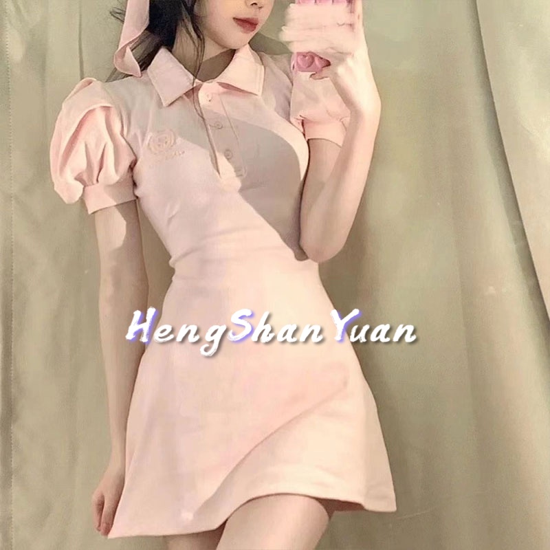 Đầm Sơ Mi Cổ POLO Thời Trang Mùa Hè Dành Cho Nữ