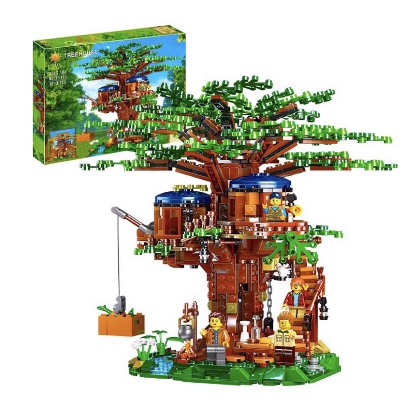 Đồ Chơi Lắp Ráp Kiểu LEGO Four Seasons Tree House Secret Ngôi Nhà Bí Ẩn Trên Cây 1013 Mảnh Ghép