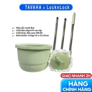 [xả kho] Bộ cây lau nhà Lock&Lock xoay tay mini Ettom  ETM498, ETM498MIT