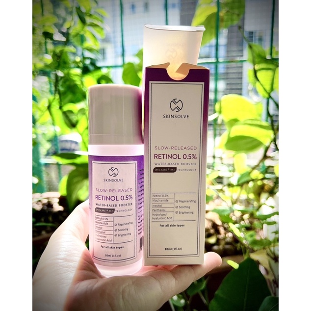 Serum Retinol 0.5% - 1% Skinsolve trẻ hoá da