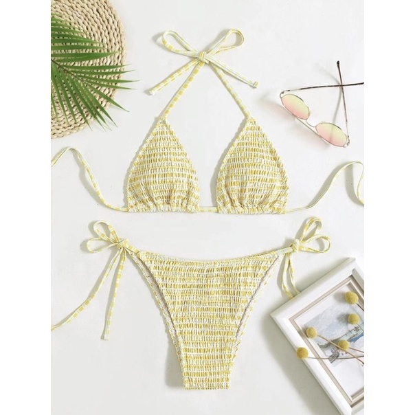 Set Đồ Tắm Bikini Vải Nổi