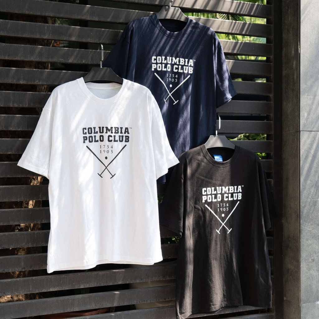 ÁO PHÔNG COL.UM.BIA LOGO POLO CLUB PHONG CÁCH BASIC