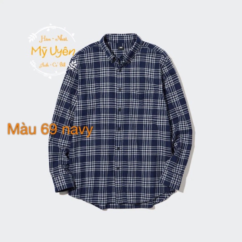 Áo sơ mi kẻ Nam Uniqlo