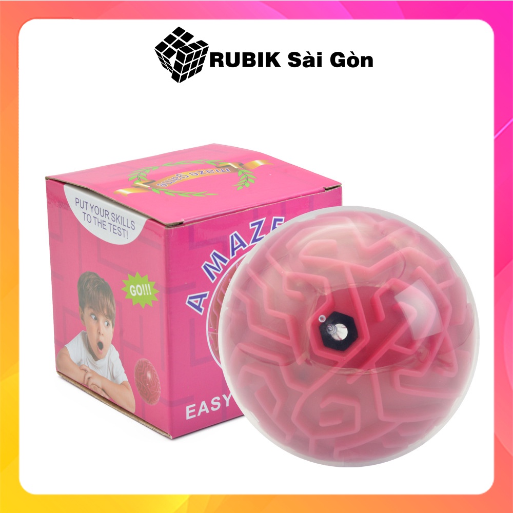 Rubik Wanbosi Maze Ball Đồ Chơi Quả Bóng Mê Cung 3D Giúp Phát Triển Trí Thông Minh Cho Bé