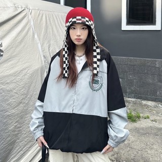 Áo Khoác dù thêu Unisex Form Rộng