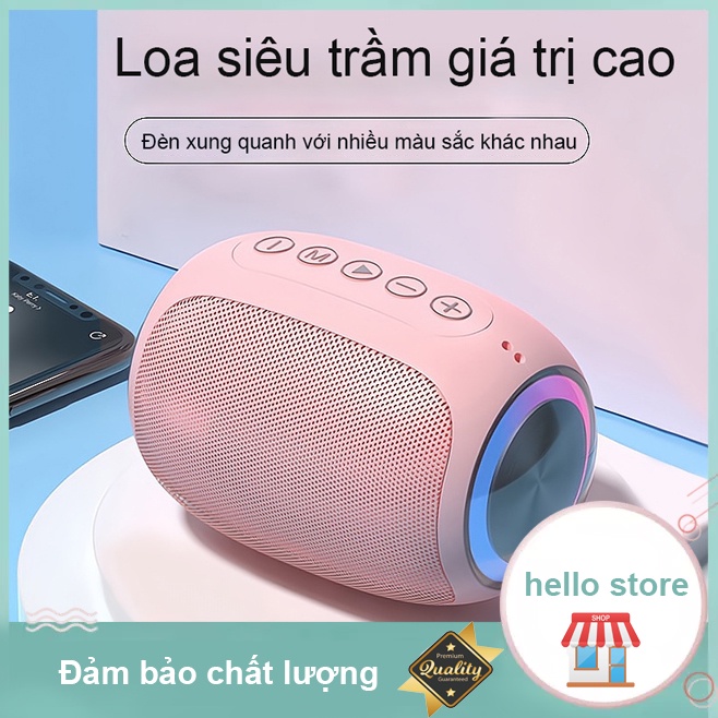 Loa bluetooth không dây di động với âm lượng lớn, nhỏ gọn và di động, hiệu ứng âm thanh ở mức HIFI