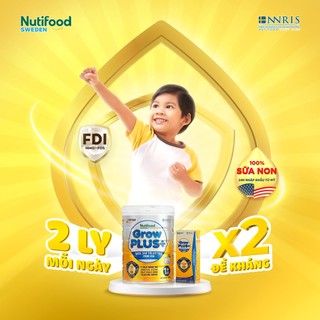 Sữa Bột Vàng Nutifood GrowPLUS+ sữa non 800g