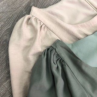 Đầm MX cổ tròn tay nhún KAMI