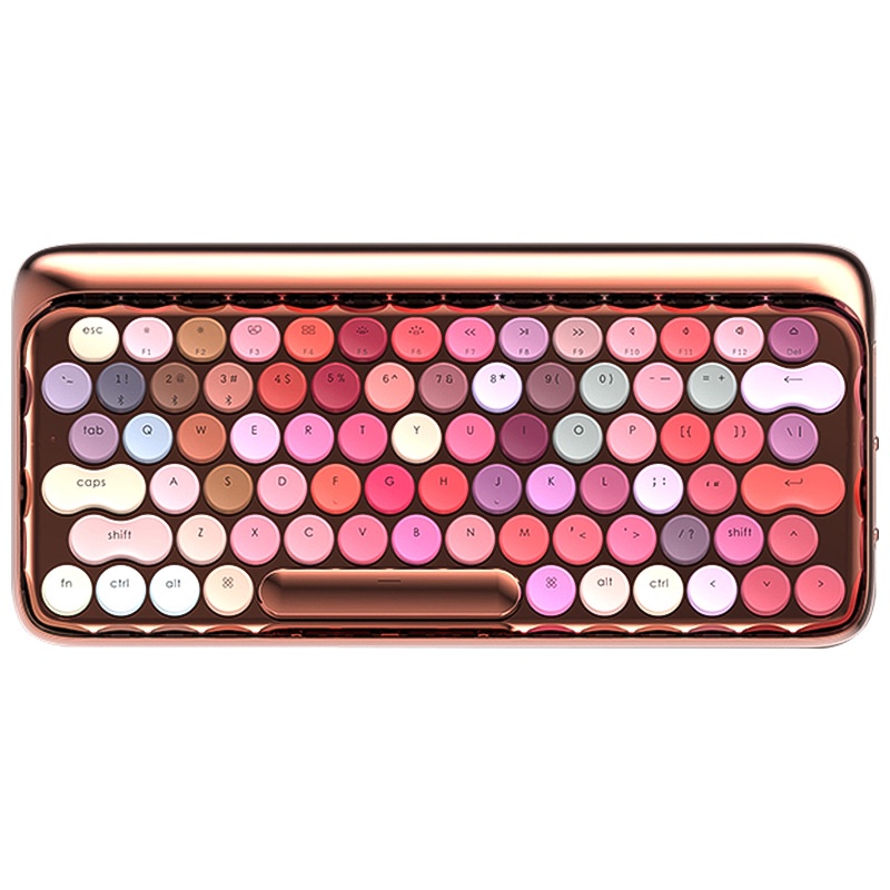 Bàn phím cơ không dây LOFREE Bloom Rose Gold Series  - Broshop