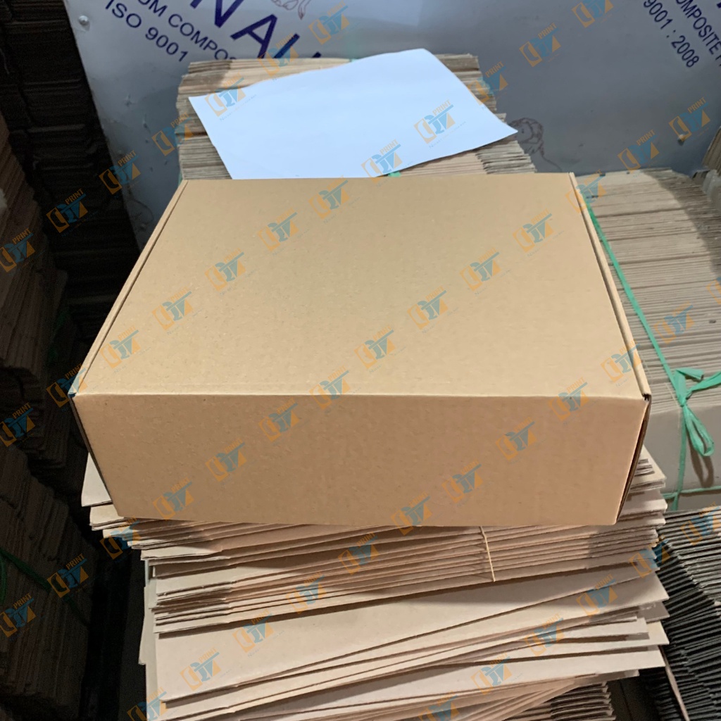 Thùng Carton Nắp Gài 30x25x10 Đóng Gói Quần Áo Mũ - B40