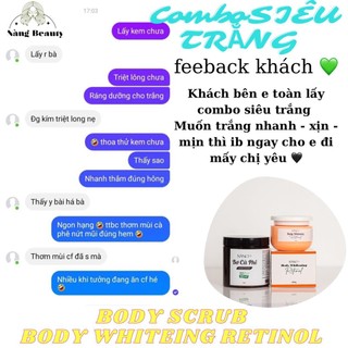 [ COMBO SIÊU TRẮNG DA ]  𝐁𝐞𝐬𝐭 𝐬𝐞𝐥𝐥𝐞𝐫  𝑩𝒐𝒅𝒚 𝒘𝒉𝒊𝒕𝒆𝒊𝒏𝒈 𝒓𝒆𝒕𝒊𝒏𝒐𝒍 + 𝑻𝑩𝑪 𝑩𝒐̛ 𝑪𝒂𝒇𝒆 Đ𝒖̛𝒐̛̀𝒏𝒈 Đ𝒆𝒏   ♥NàngBeauty♥