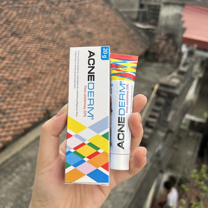 Acne Derm kem làm sáng da giảm mụn Balan azelaic 20% 20g