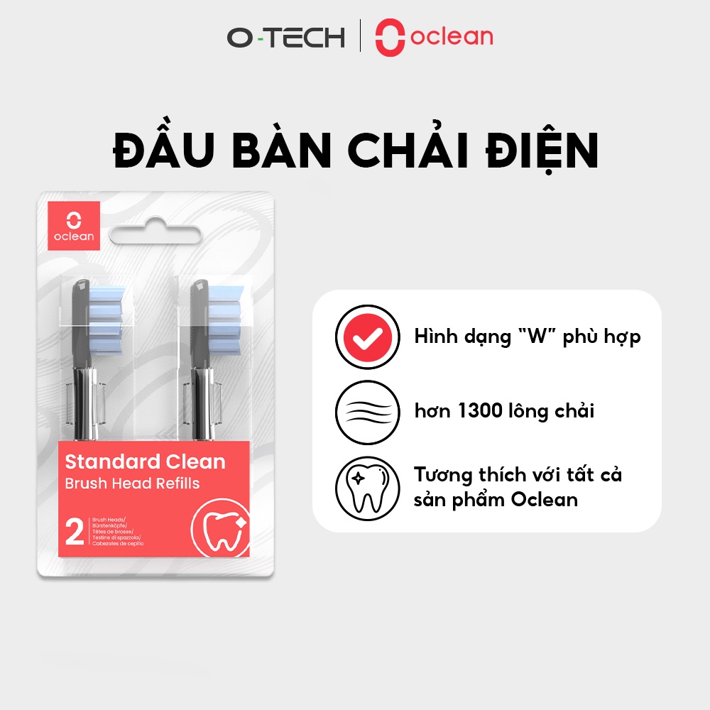 Đầu Bàn Chải Điện Oclean Màu Đen - Hàng Chính Hãng