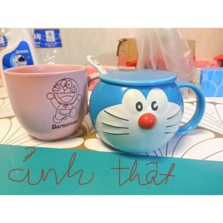 Cốc hình doreamon, cốc cafe doreamon