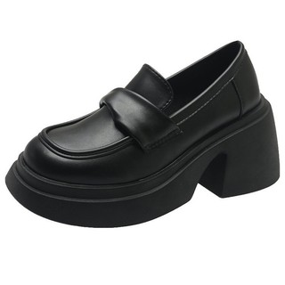 [ Lùi 1 size] Giày đốc nữ chất da mềm HANi đế 7 cm cực xịn