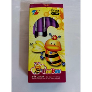 Bút dạ kim tím fl-04 bebe thiên long - dụng cụ học sinh