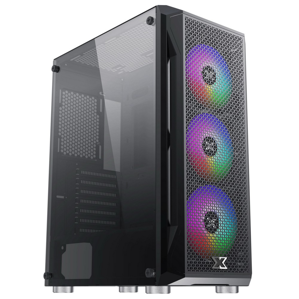 Vỏ Case XIGMATEK GAMING X 3F (GAMING ATX, KÈM 03 FAN XIGMATEK) - Chính hãng (BH 1 năm)