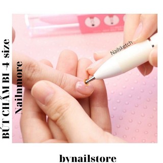 [Nailnmore] Bút chấm bi tạo kiểu móng tay Multi dotting pen 4 way (1pcs)