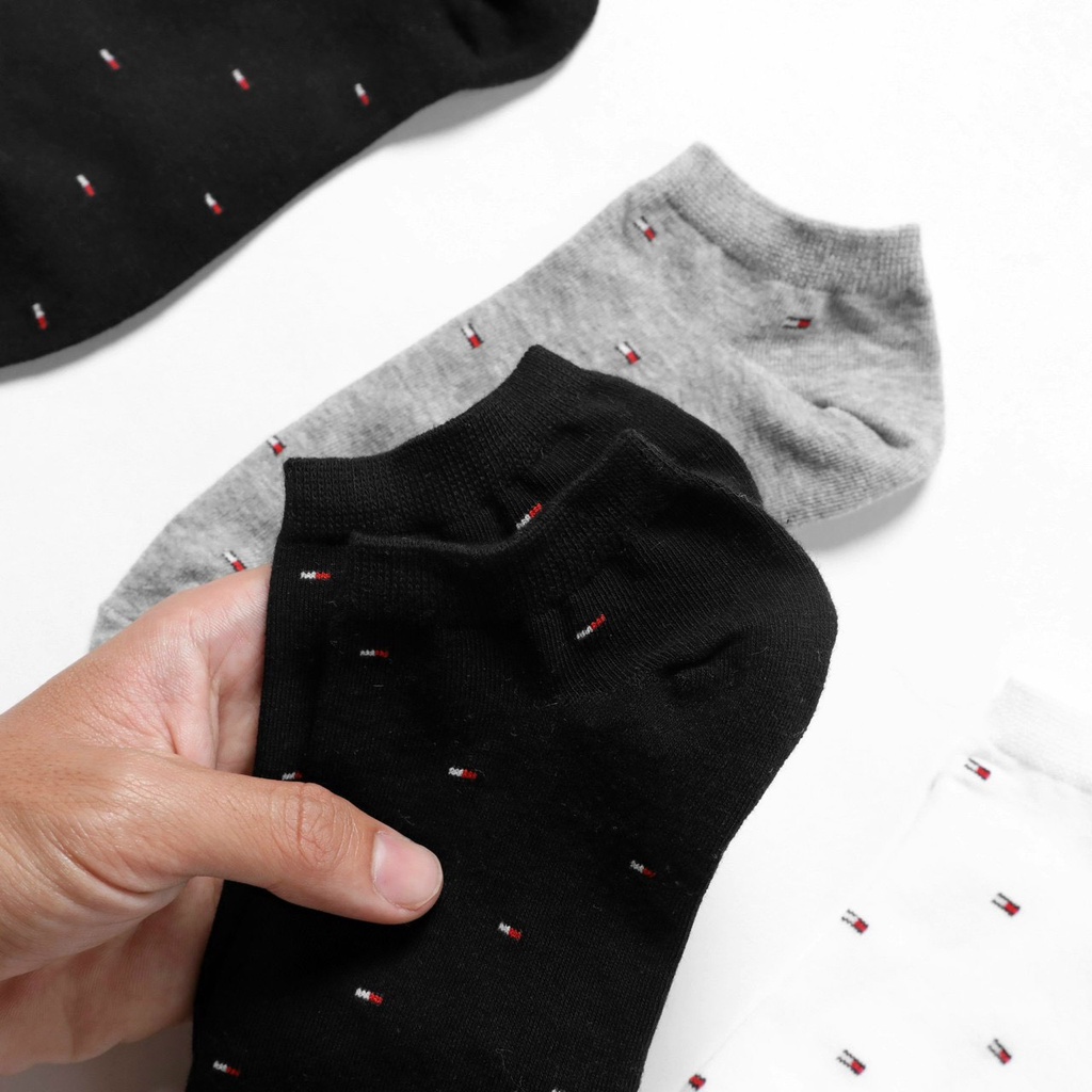 Full Set 3 đôi vớ/tất cổ ngắn chất cotton dày dặn, thông thoáng TM4
