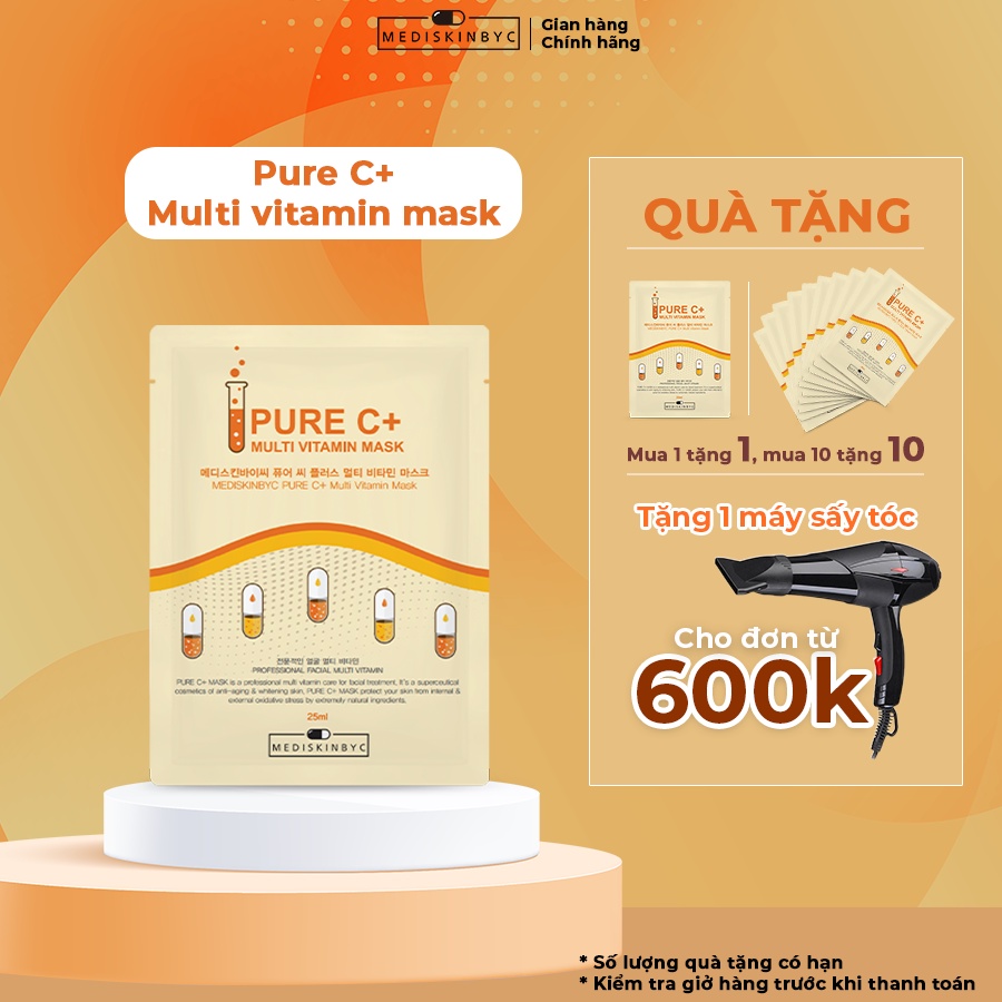 Mặt Nạ VitaminC Tổng Hợp PURE C+ Mediskinbyc 25ml