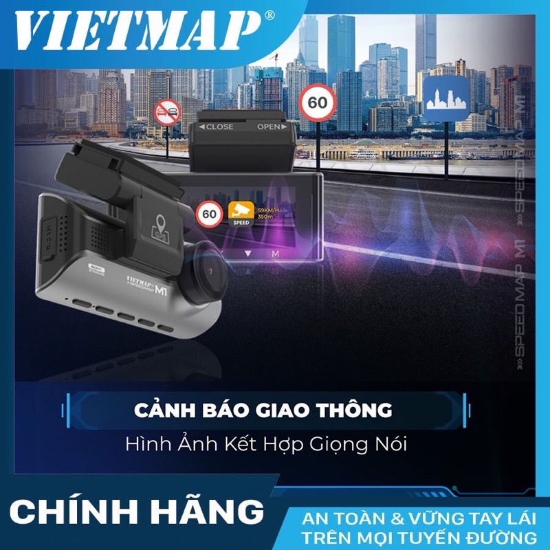 Camera Hành Trình Vietmap Speed Map M1 Dành Cho Ô Tô