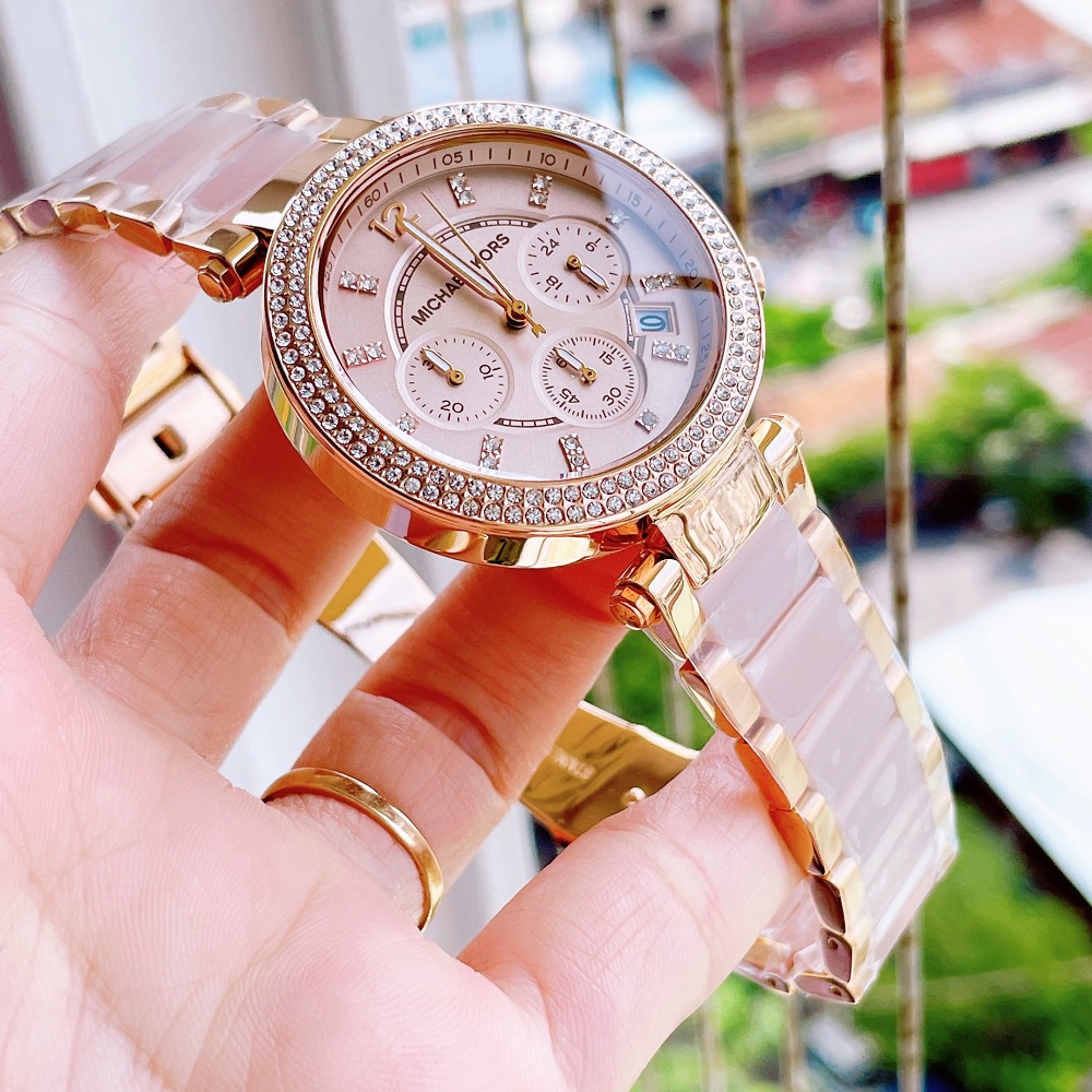 Đồng Hồ Nữ Michael Kors MK5896 Màu Vàng Hồng 39mm